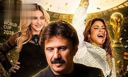 بیژن مرتضوی همراه با شکیرا، مدونا و گروه بیتیاس در فینال جام جهانی